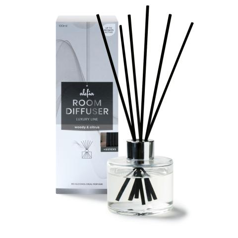 Alefia Luxury Line Room Diffuser Woody & Citrus 100ml