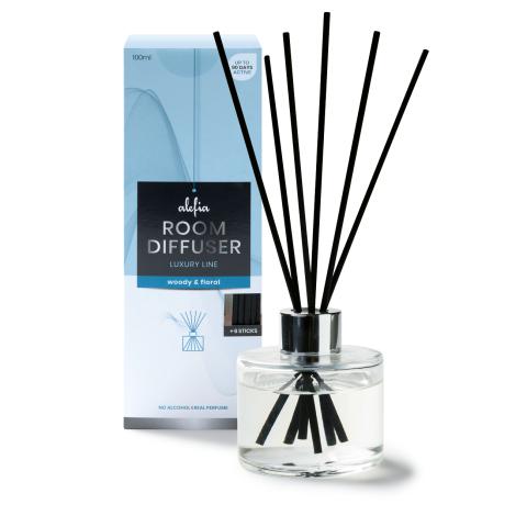 Alefia Luxury Line Room Diffuser Woody & Floral 100ml