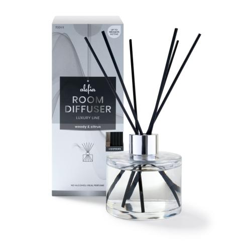 Alefia Luxury Line Room Diffuser Woody & Citrus 150ml