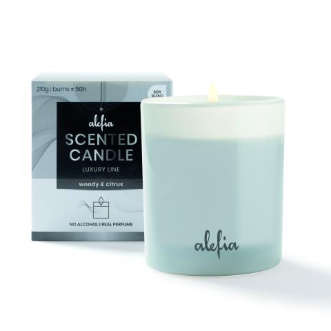 Alefia Luxury Line Scented Candle Woody & Citrus