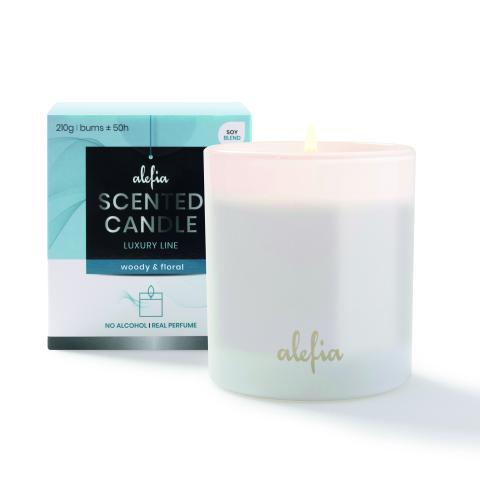 Alefia Luxury Line Scented Candle Woody & Floral