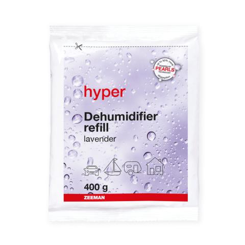 Hyperclean vochtvanger navulling Lavender 450 gr