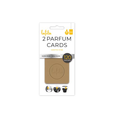 Lafita Parfum Card Modern Goutte d'or 2 pcs