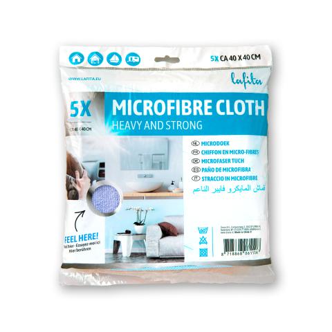 Lafita Microdoeken heavy & strong 40x40cm 5 pcs