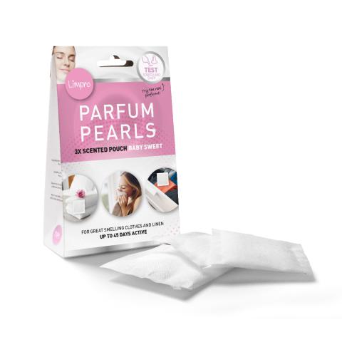 Limpro Parfum Pearls 3x Scented Pouch Baby Sweet