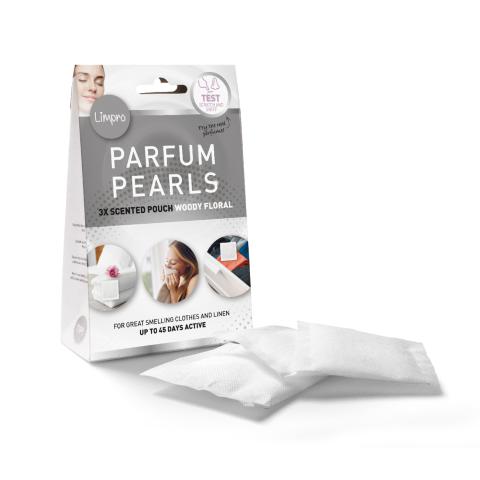 Limpro Parfum Pearls 3x Scented Pouch Woody Floral 