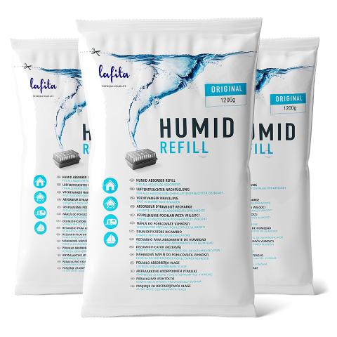 Lafita Vochtvanger - Navulling 3x 1200 g