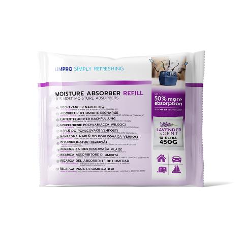 Limpro Vochtvanger Navulling - Lavendel 450 g