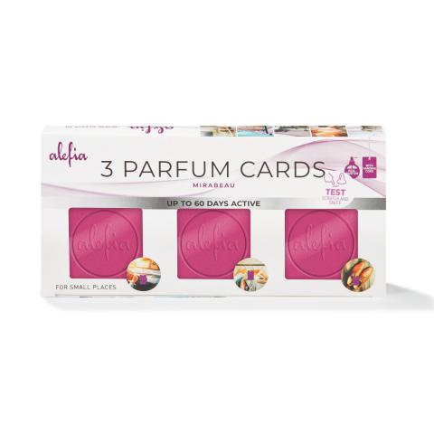 Alefia Parfumkaarten 3er Mirabeau (paars-roze)