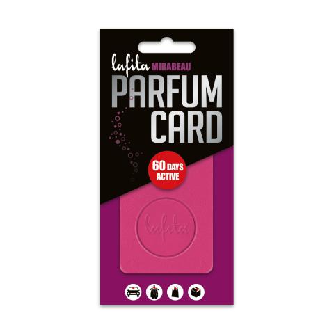 Lafita Parfum Card Luxe Paars- Roze Mirabeau