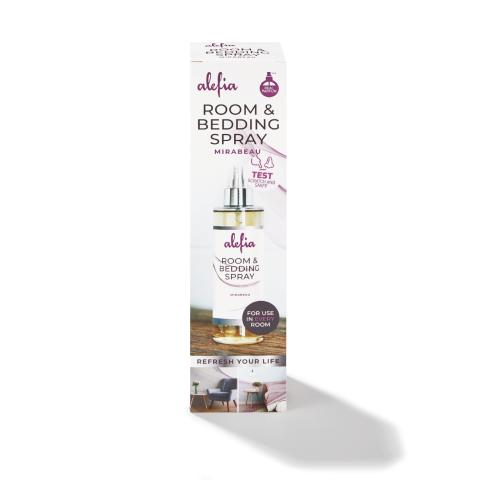 Alefia Room & Bedding Spray 200 ml Mirabeau (paars-roze)
