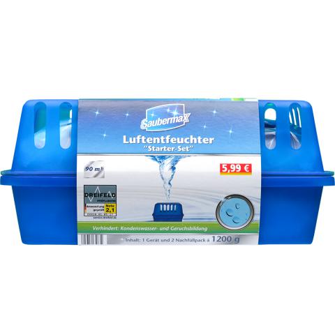 Saubermax Luftentfeuchter Starter-Set.